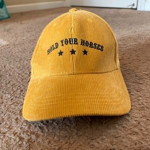 Hold your horses hat